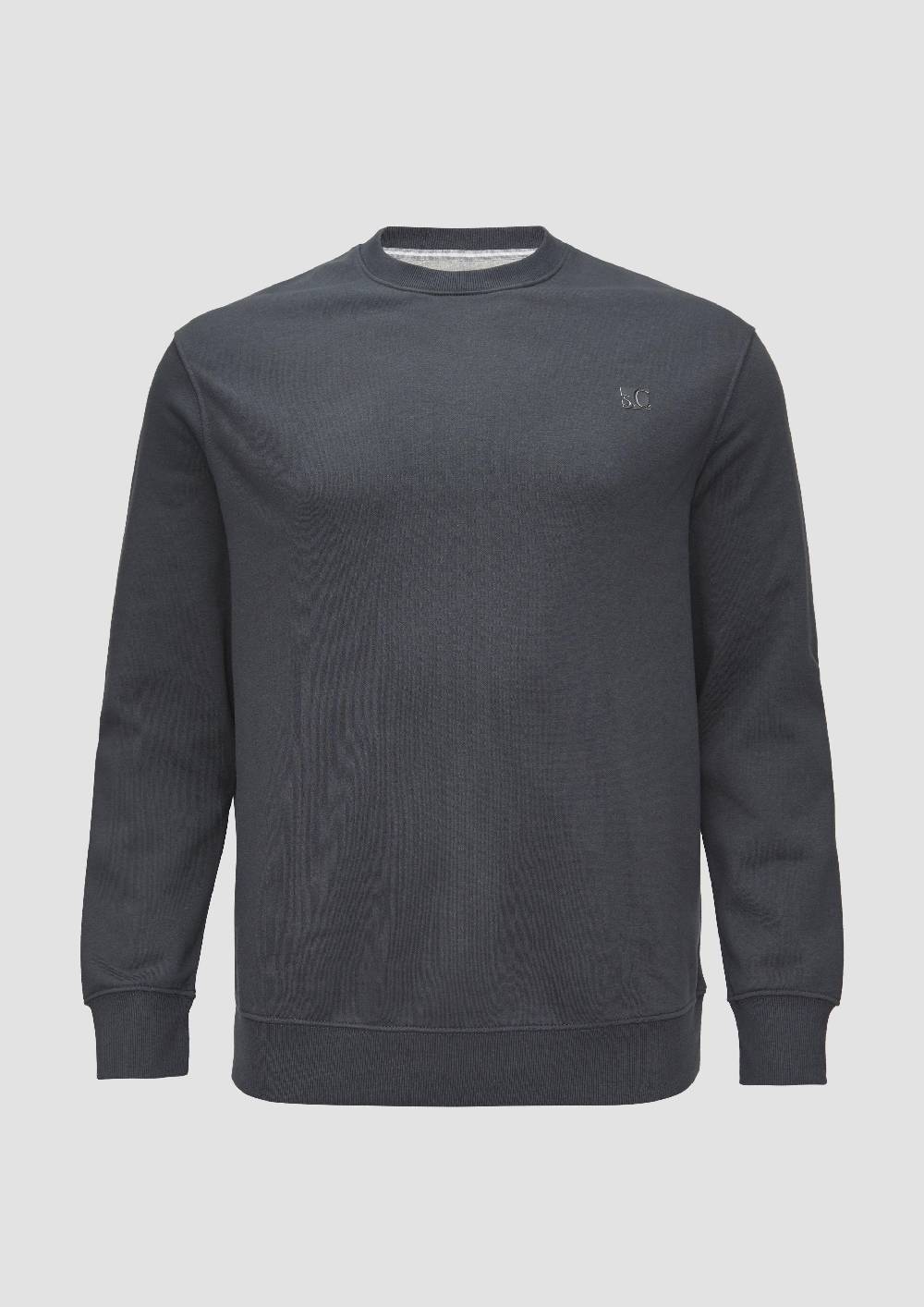 S.Oliver Sweatshirt Aus Baumwollmix Mit Logo-Detail