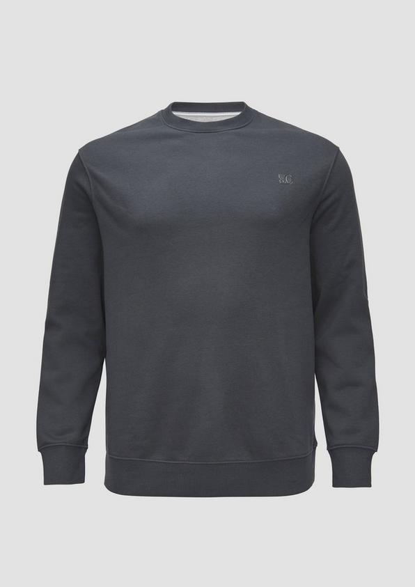 s.Oliver Sweatshirt aus Baumwollmix mit Logo-Detail