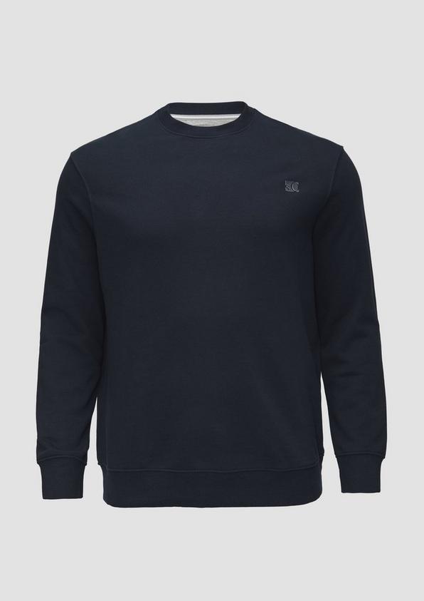 s.Oliver Sweatshirt aus Baumwollmix mit Logo-Detail
