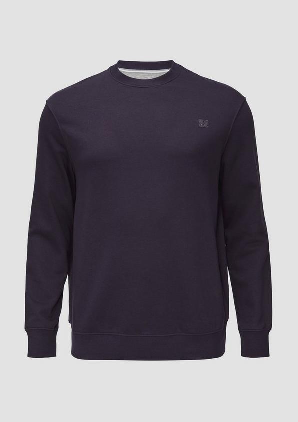 s.Oliver Sweatshirt aus Baumwollmix mit Logo-Detail