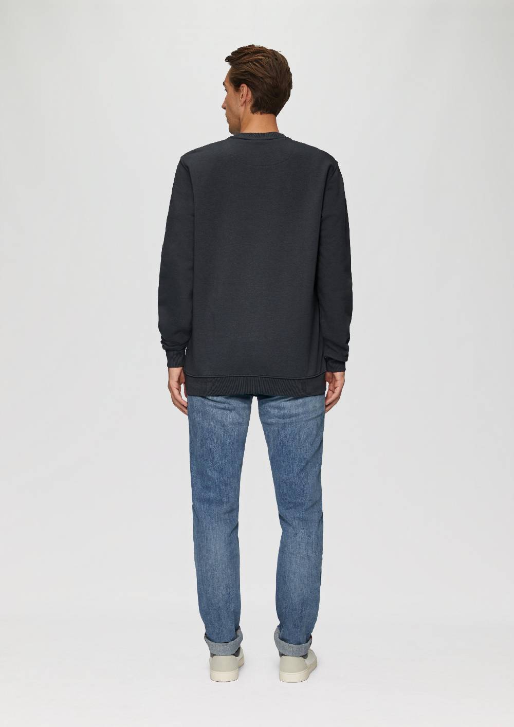 S.Oliver Sweatshirt Aus Baumwollmix Mit Logo-Detail