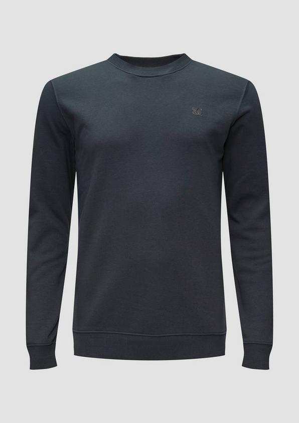 s.Oliver Sweatshirt aus Baumwollmix mit Logo-Detail