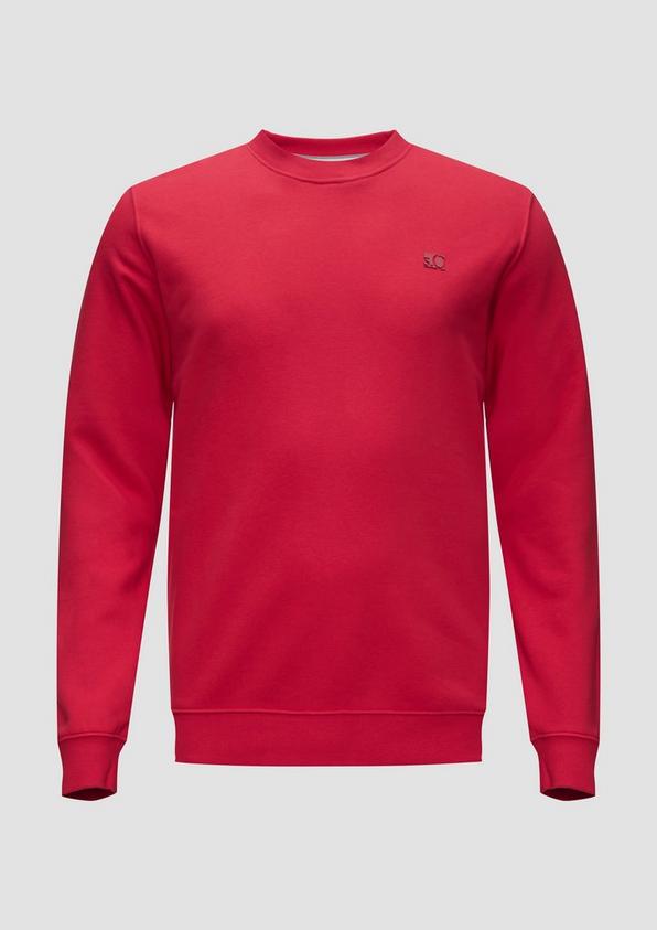 s.Oliver Sweatshirt aus Baumwollmix mit Logo-Detail