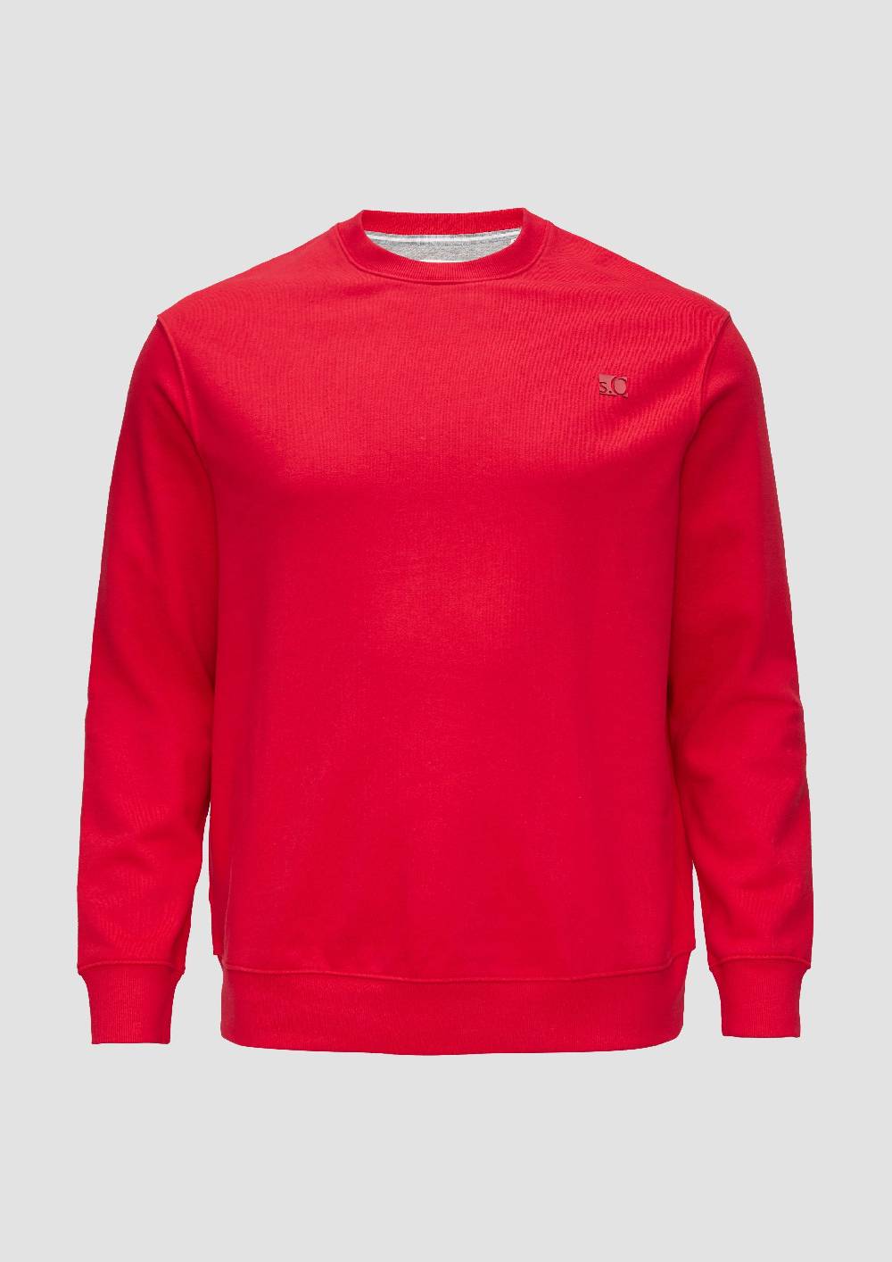 S.Oliver Sweatshirt Aus Baumwollmix Mit Logo-Detail