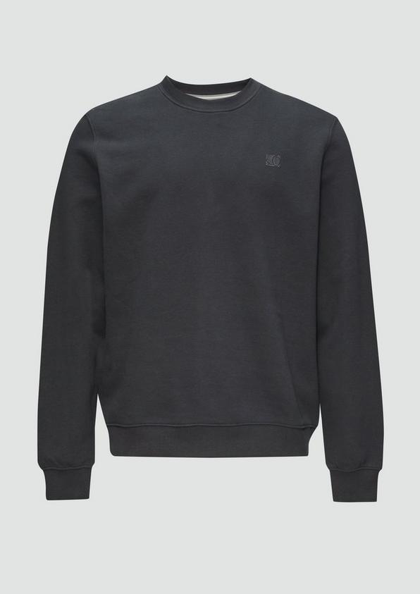 s.Oliver Sweatshirt aus Baumwollmix mit Logo-Detail