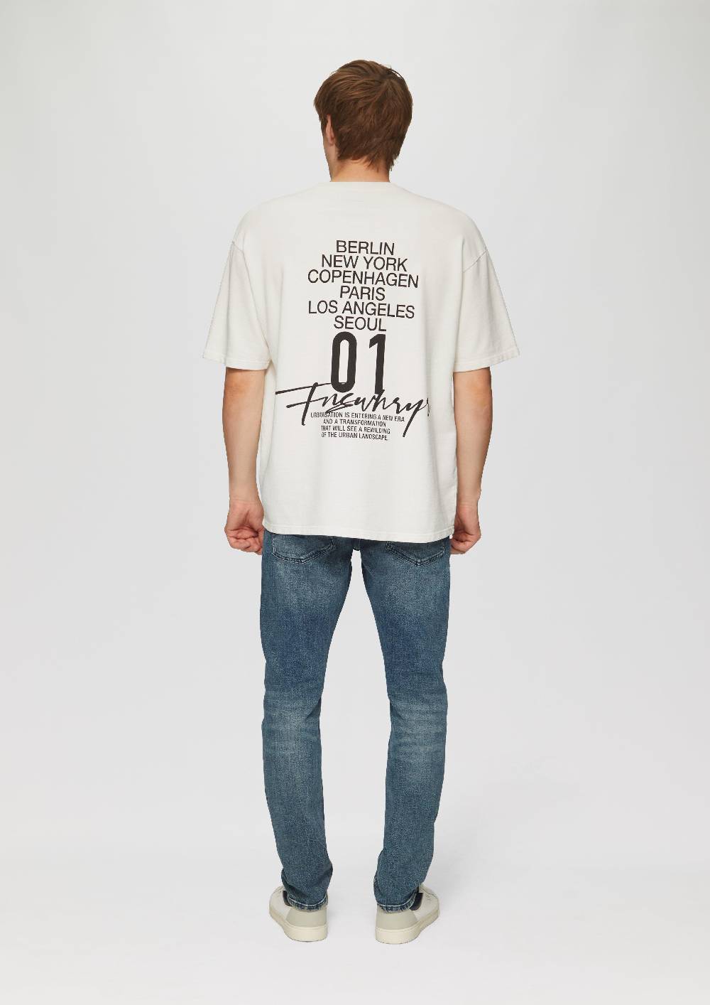 S.Oliver Sweatshirt Im Loose Fit Mit Front- Und Rückenprint