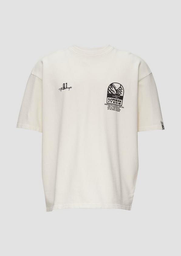 s.Oliver Sweatshirt im Loose Fit mit Front- und Rückenprint