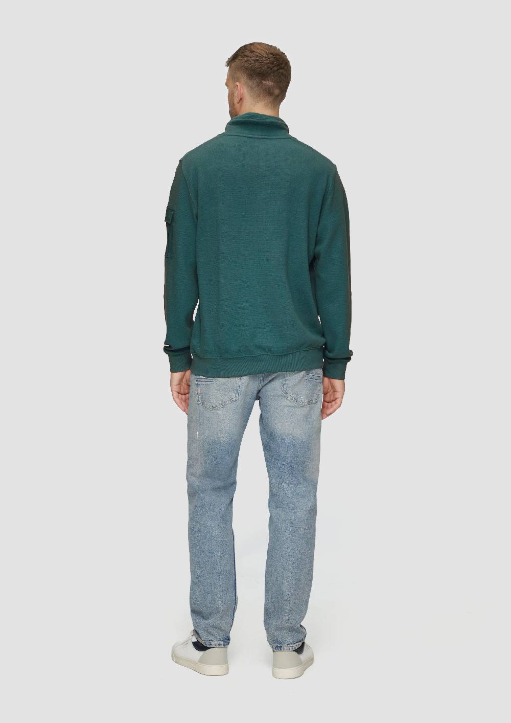 S.Oliver Sweatshirt Mit Kängurutasche Und Snood-Kragen