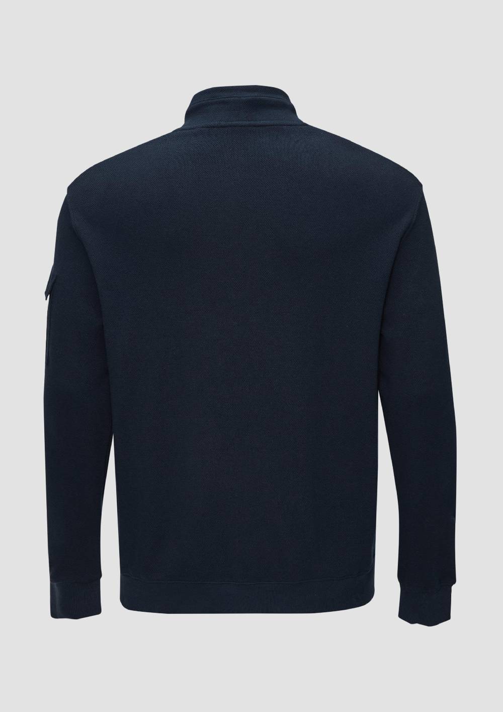 S.Oliver Sweatshirt Mit Kängurutasche Und Stehkragen