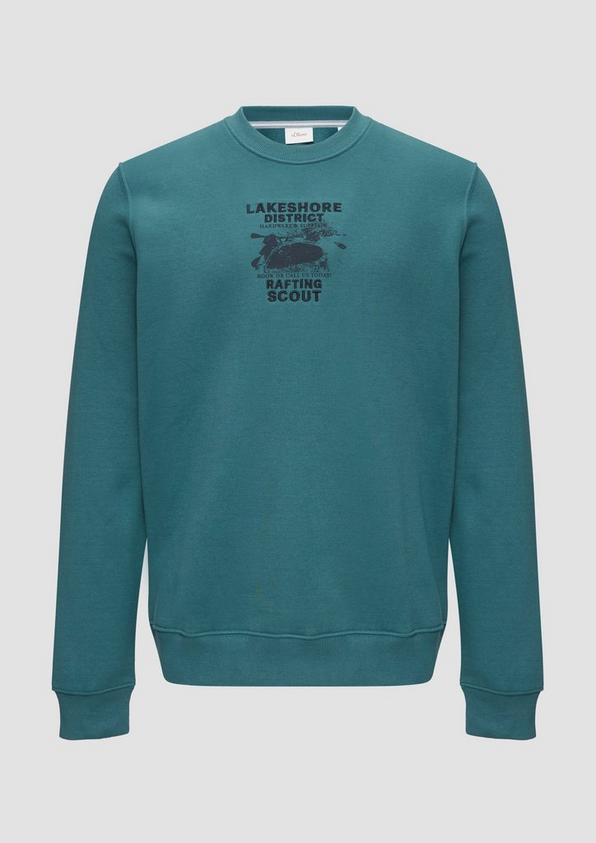 s.Oliver Sweatshirt mit Stickerei aus weichem Baumwollmix