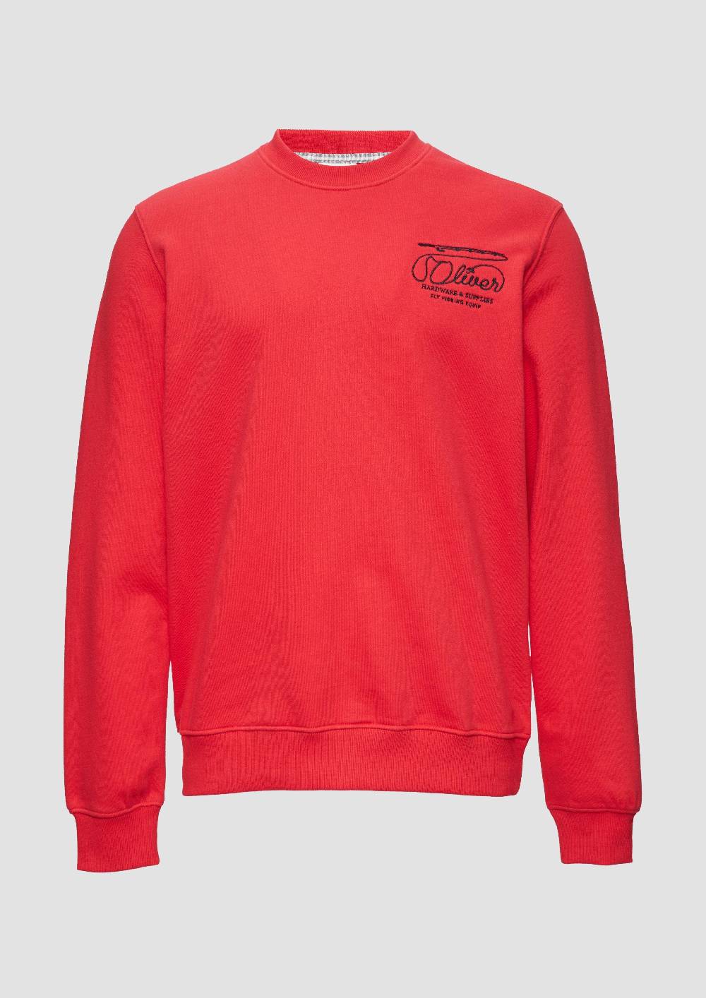 S.Oliver Sweatshirt Mit Stickerei Aus Weichem Baumwollmix