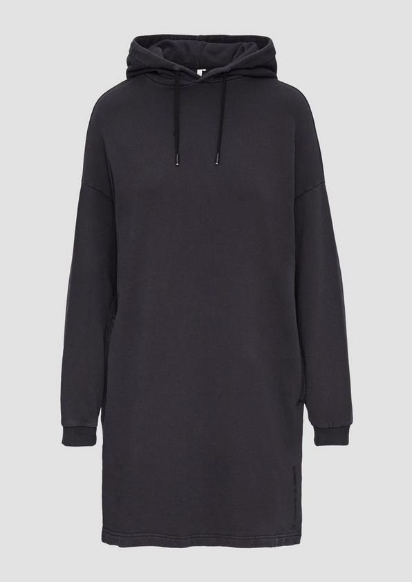 s.Oliver Sweatshirtkleid mit Kapuze und Eingrifftaschen