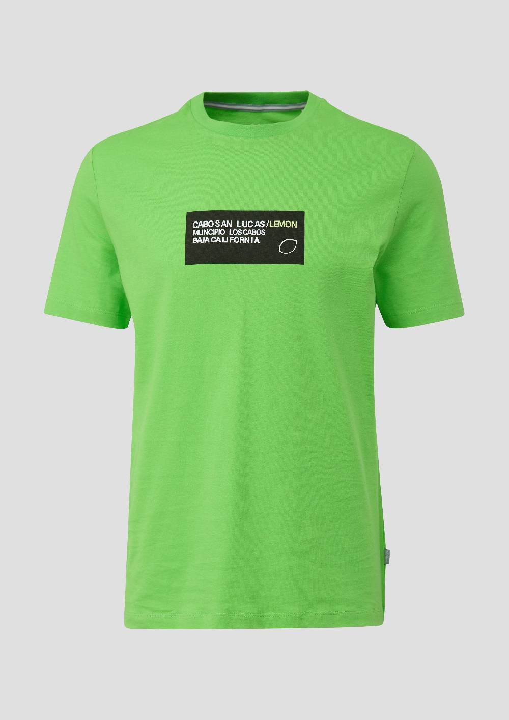 S.Oliver T-Shirt Aus Baumwoll-Jersey Mit Frontprint