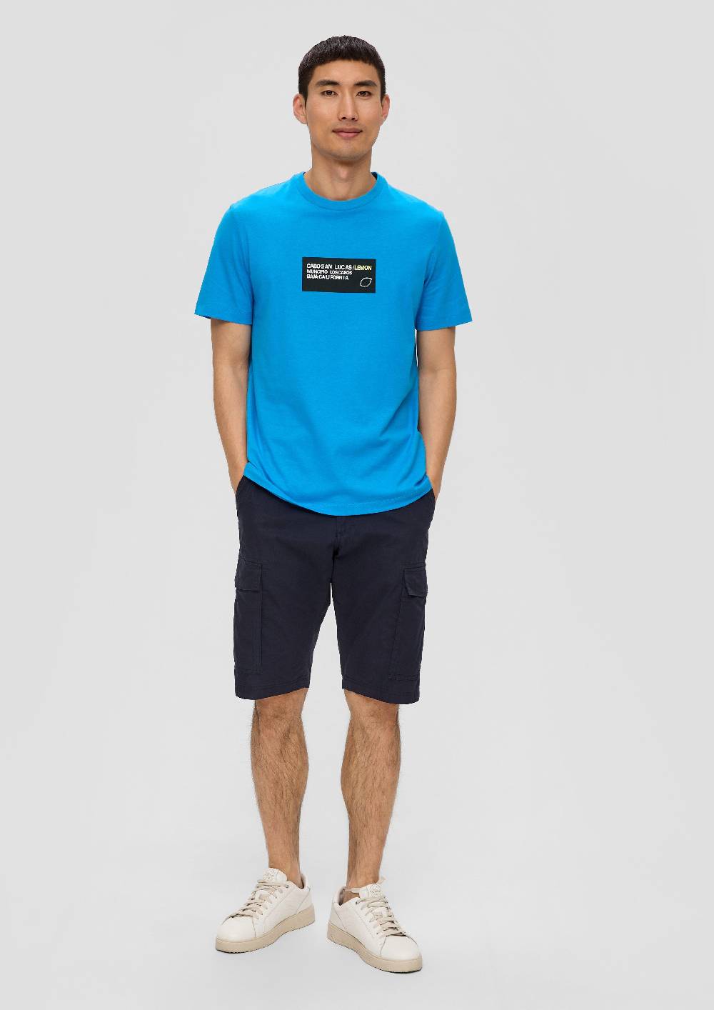 S.Oliver T-Shirt Aus Baumwoll-Jersey Mit Frontprint