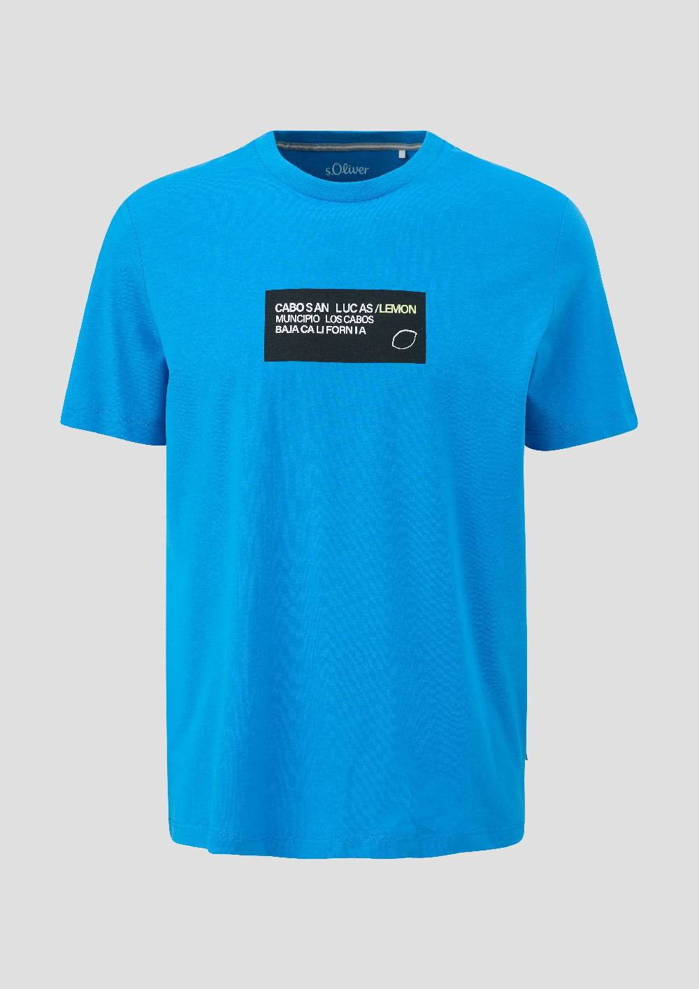 S.Oliver T-Shirt Aus Baumwoll-Jersey Mit Frontprint