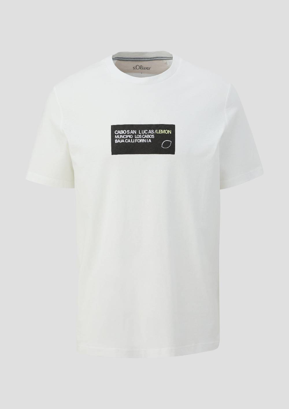 S.Oliver T-Shirt Aus Baumwoll-Jersey Mit Frontprint