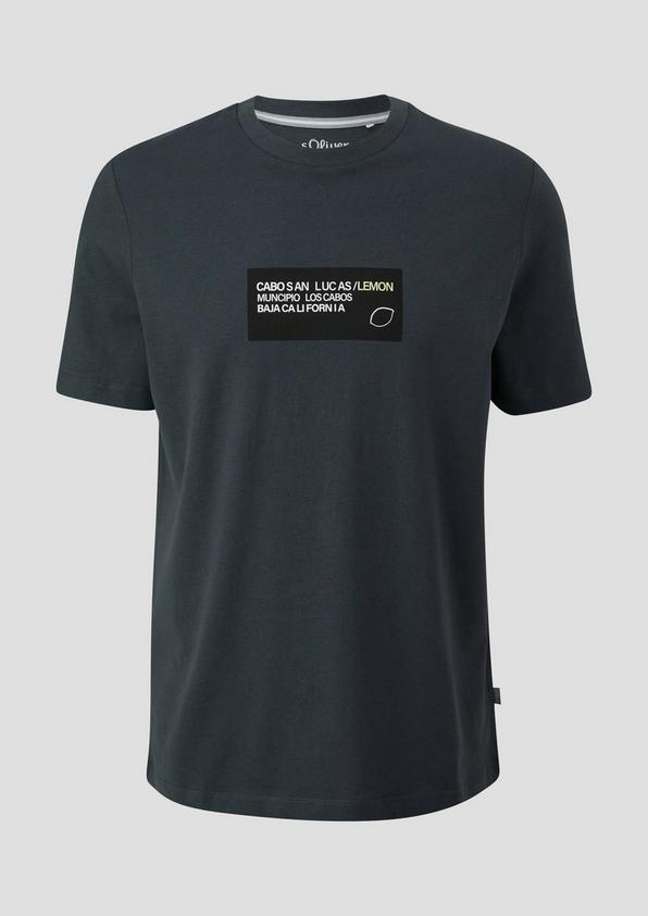 s.Oliver T-Shirt aus Baumwoll-Jersey mit Frontprint