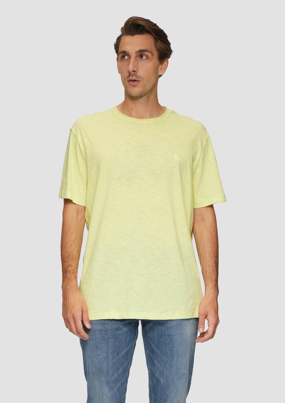 S.Oliver T-Shirt Aus Baumwoll-Jersey Mit Logo-Print