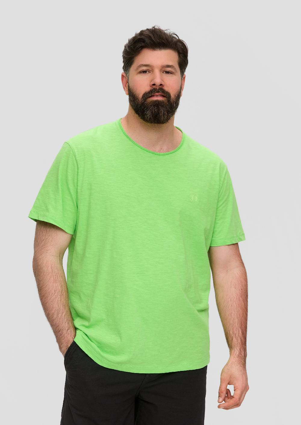 S.Oliver T-Shirt Aus Baumwoll-Jersey Mit Logo-Print