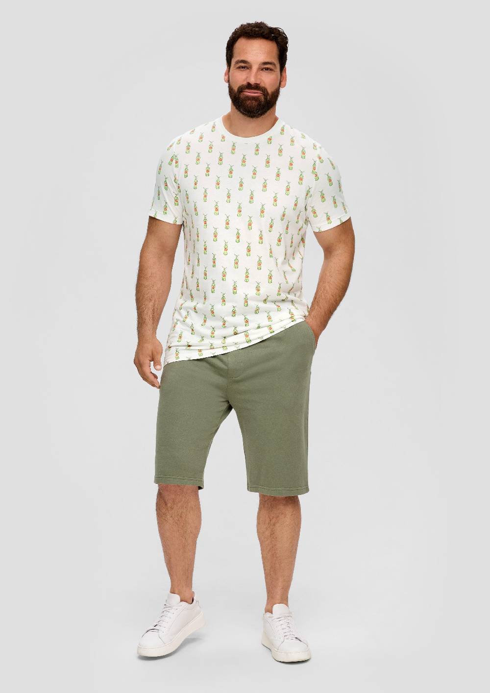 S.Oliver T-Shirt Aus Baumwoll-Jersey Mit Sinalco®-Print