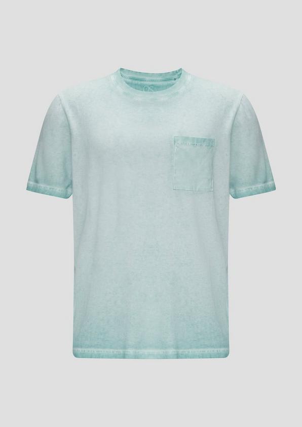 s.Oliver T-Shirt aus reiner Baumwolle mit Brusttasche