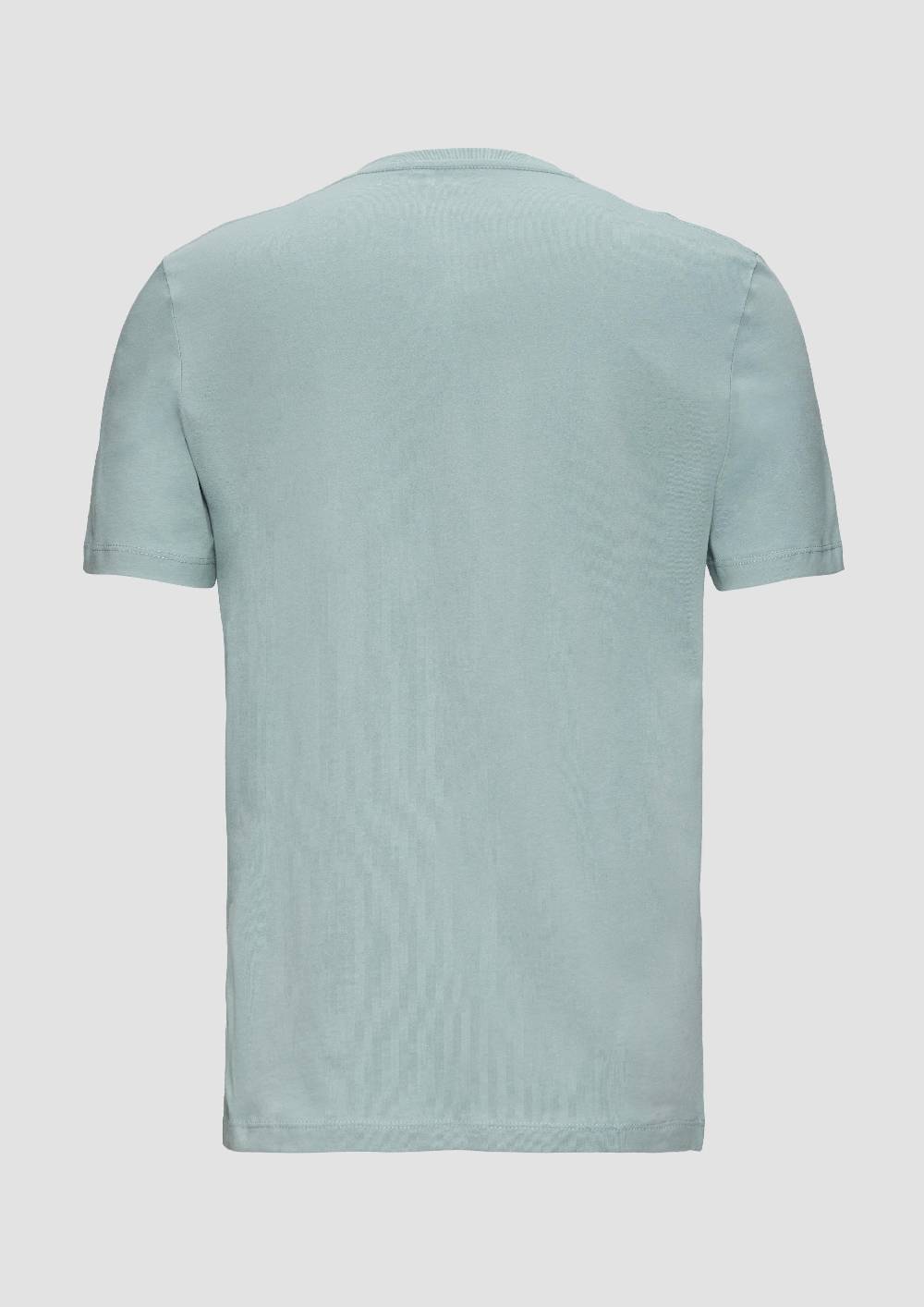 S.Oliver T-Shirt Aus Reiner Baumwolle Mit Logo-Print