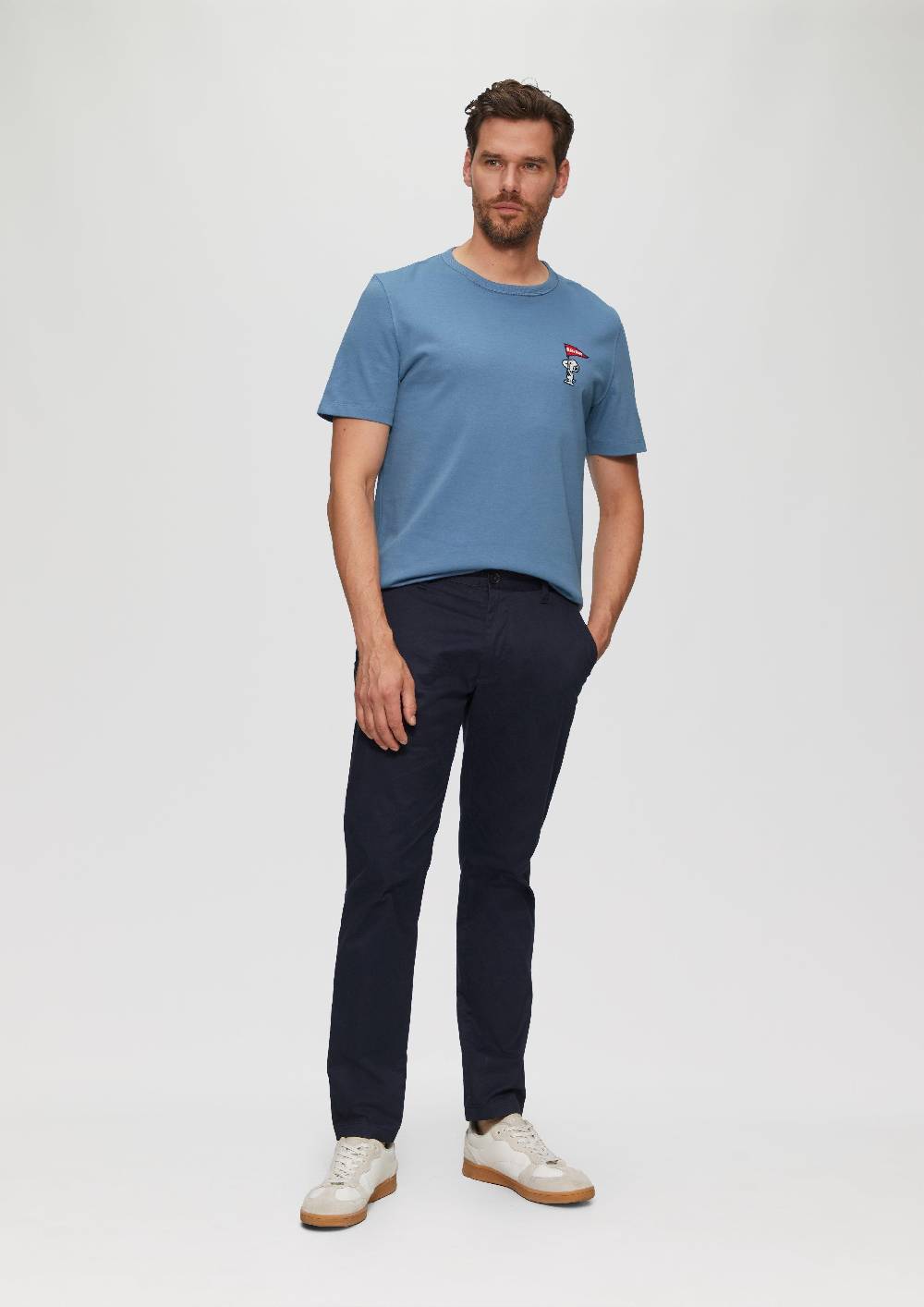 S.Oliver T-Shirt Aus Schwerer Jersey-Ware Mit Peanuts®-Motiv