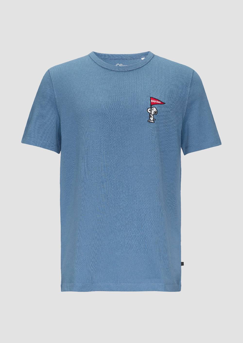 S.Oliver T-Shirt Aus Schwerer Jersey-Ware Mit Peanuts®-Motiv