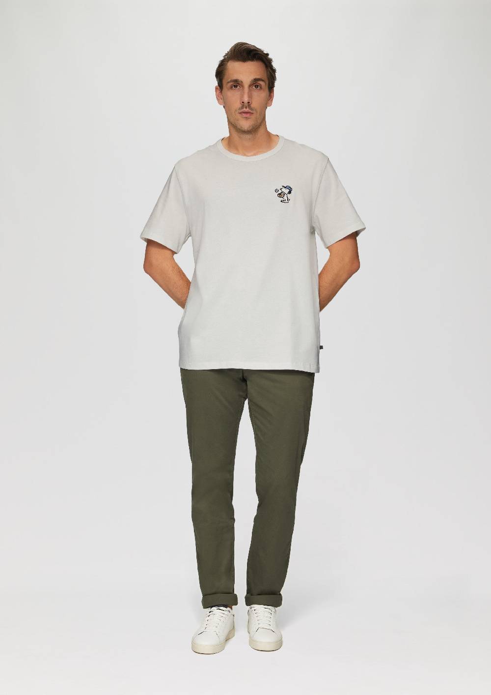 S.Oliver T-Shirt Aus Schwerer Jersey-Ware Mit Peanuts®-Motiv