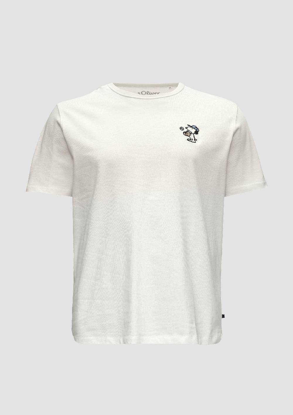 S.Oliver T-Shirt Aus Schwerer Jersey-Ware Mit Peanuts®-Motiv