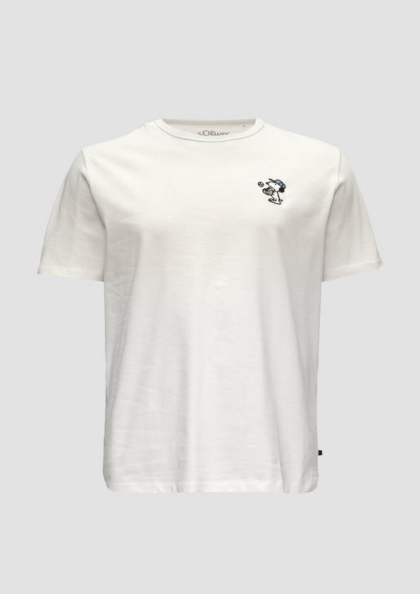s.Oliver T-Shirt aus schwerer Jersey-Ware mit Peanuts®-Motiv