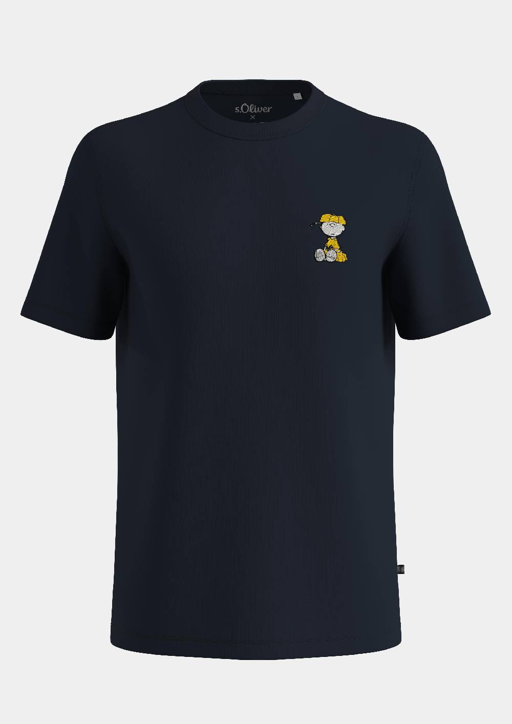S.Oliver T-Shirt Aus Schwerer Jersey-Ware Mit Peanuts®-Motiv