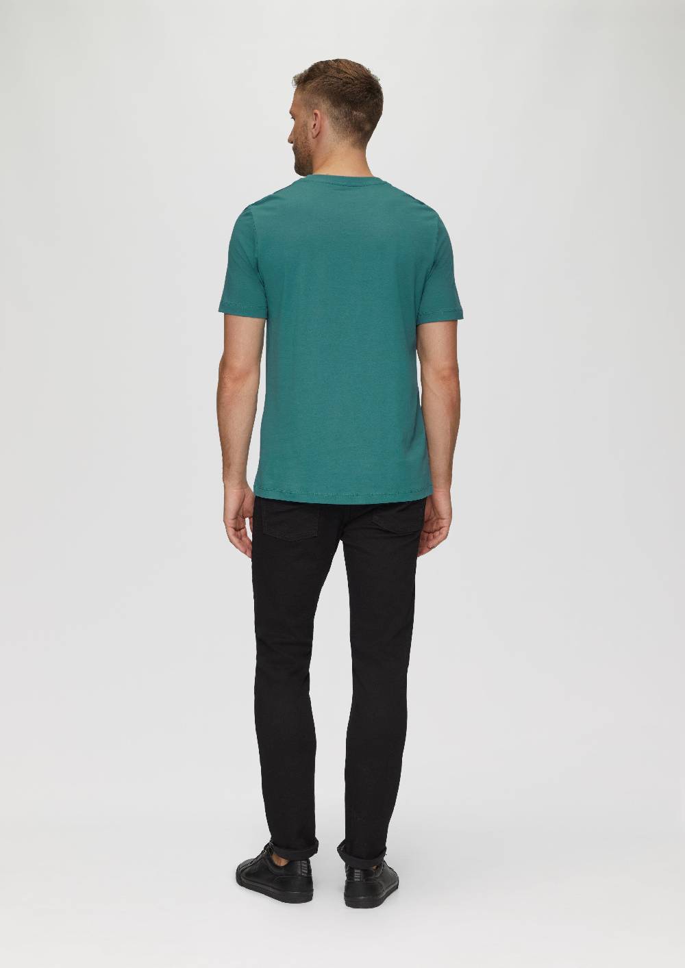 S.Oliver T-Shirt Mit Logo-Motiven Aus Reiner Baumwolle