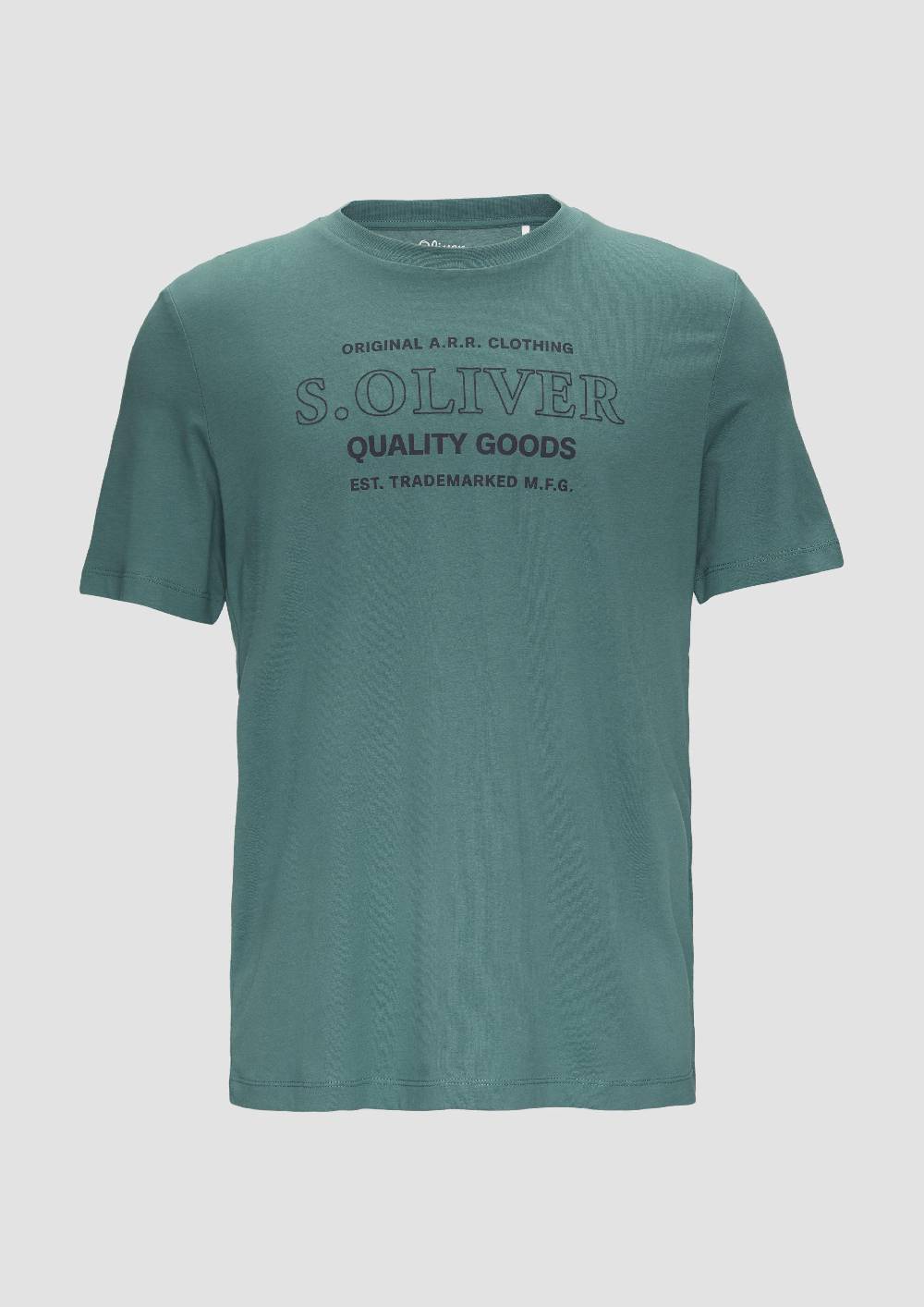 S.Oliver T-Shirt Mit Logo-Motiven Aus Reiner Baumwolle