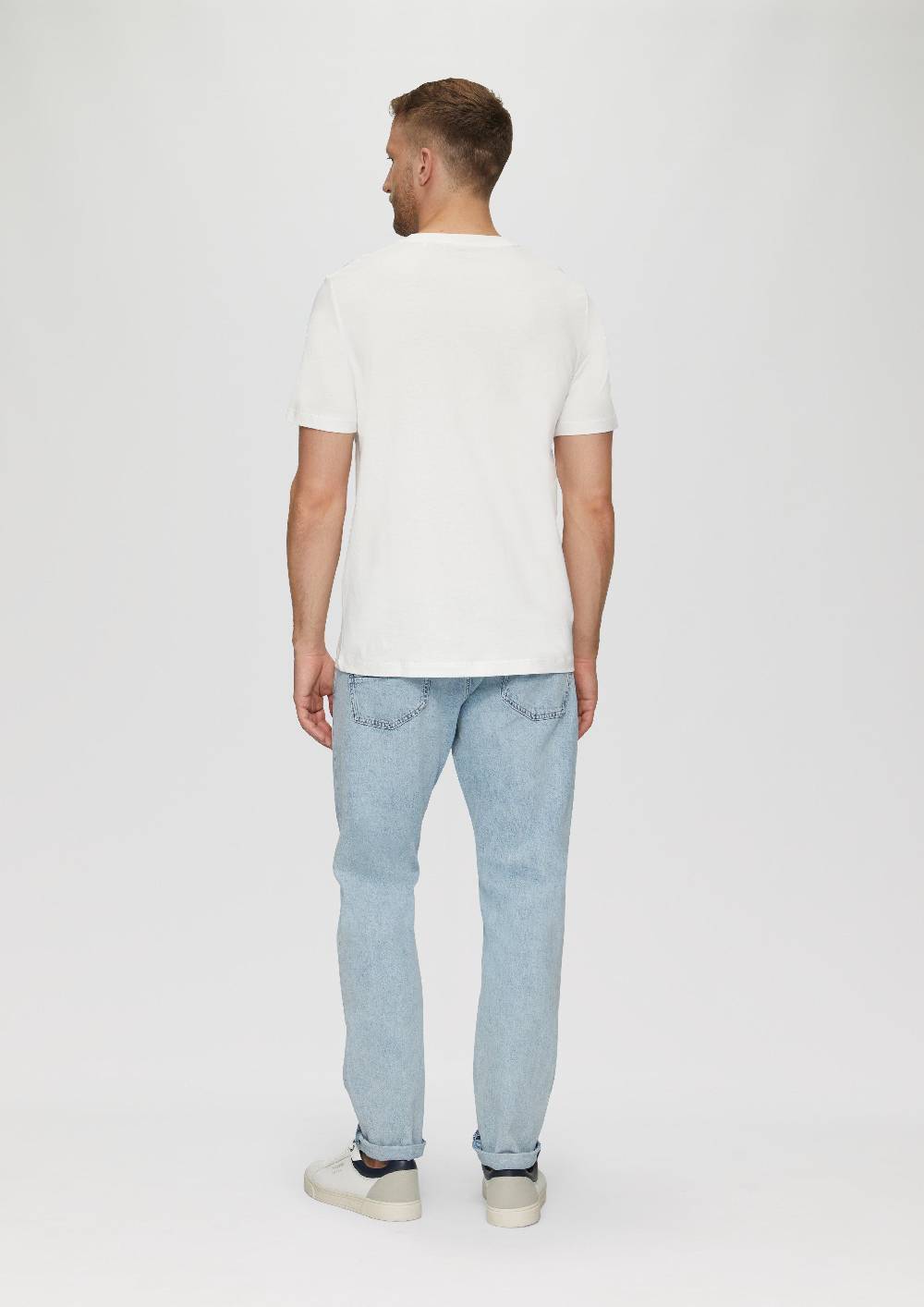 S.Oliver T-Shirt Mit Logo-Motiven Aus Reiner Baumwolle