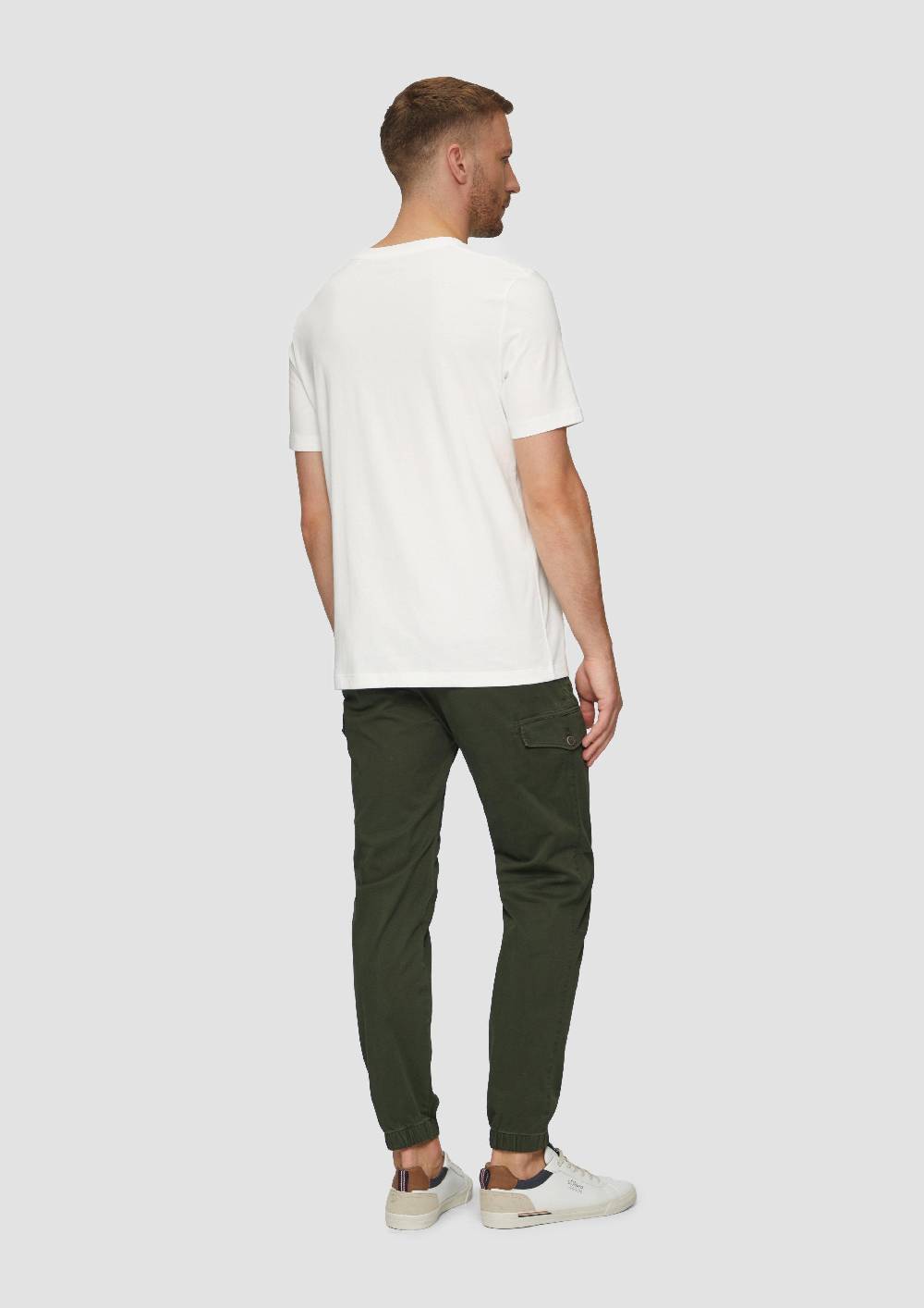 S.Oliver T-Shirt Mit Logo-Motiven Aus Reiner Baumwolle