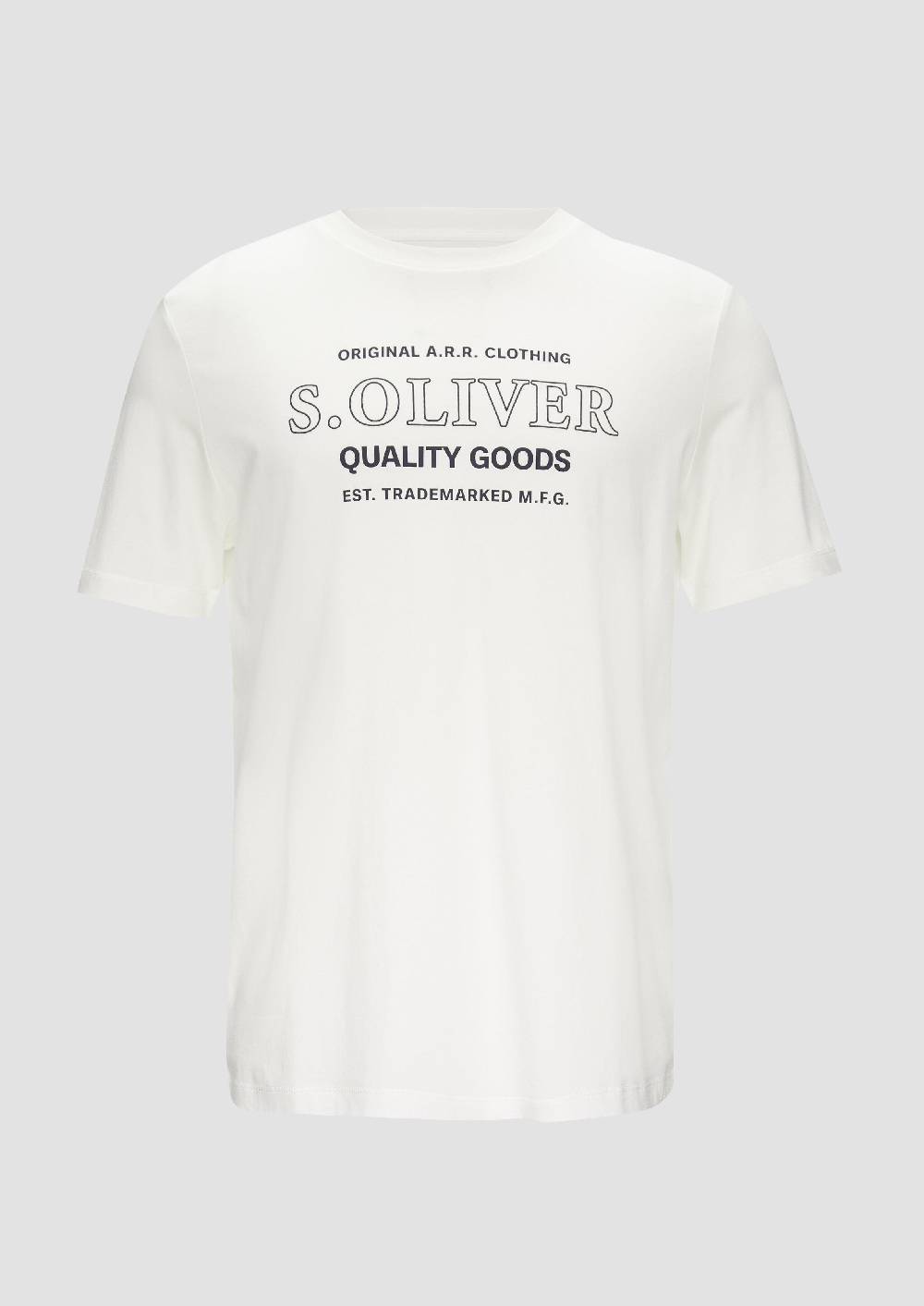 S.Oliver T-Shirt Mit Logo-Motiven Aus Reiner Baumwolle