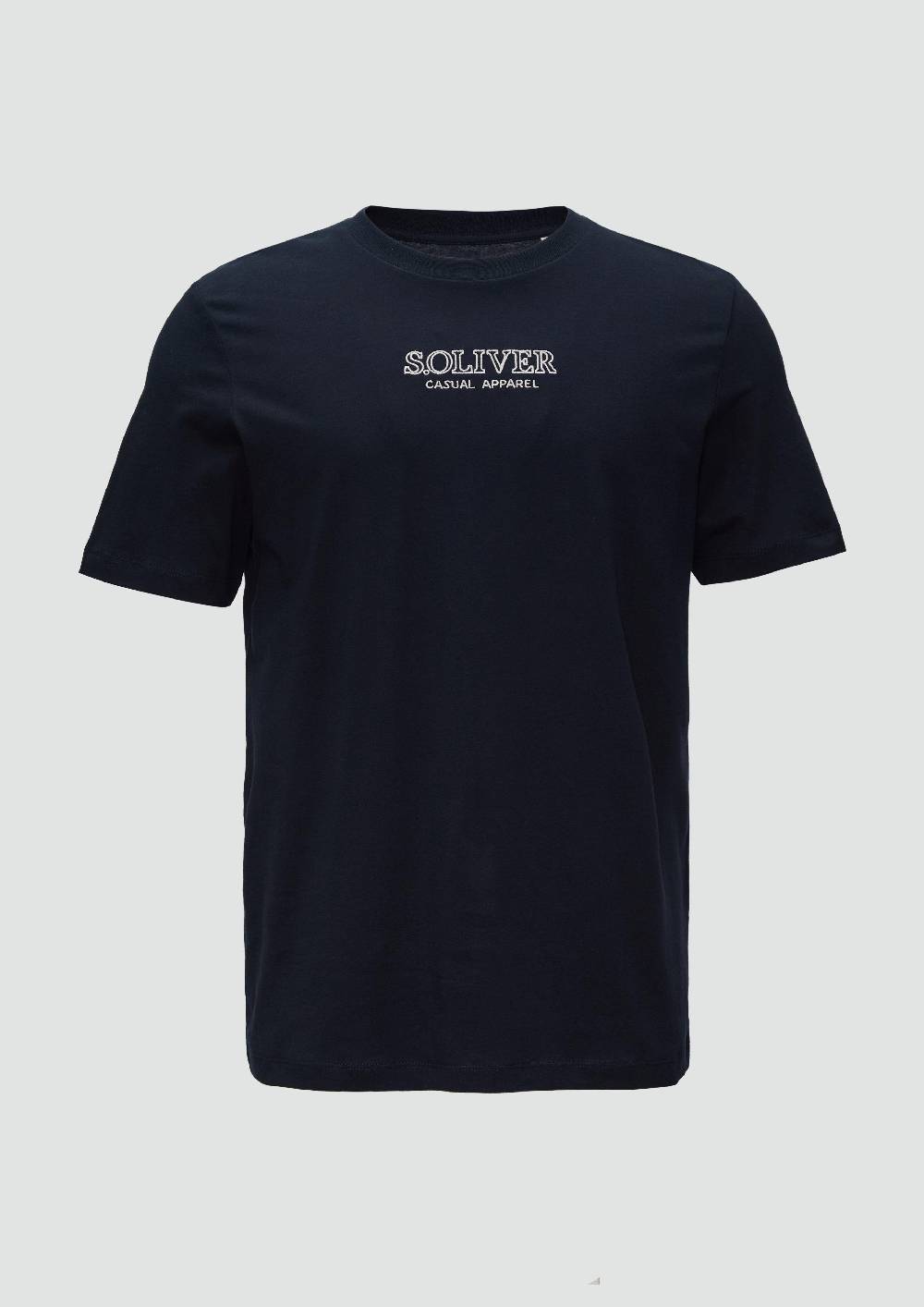 S.Oliver T-Shirt Mit Logo-Motiven Aus Reiner Baumwolle