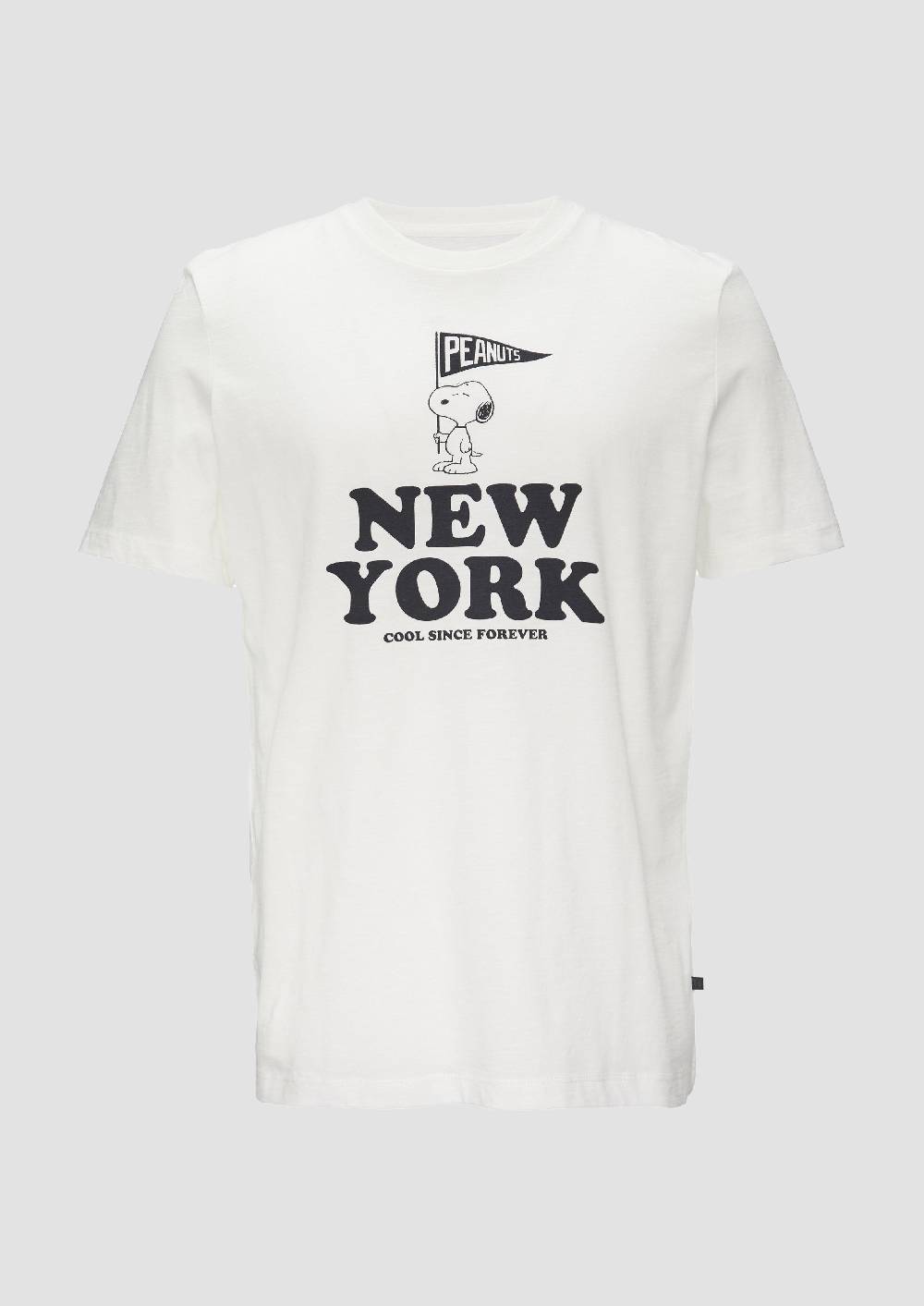 S.Oliver T-Shirt Mit Peanuts®-Motiv Und Flammgarnstruktur