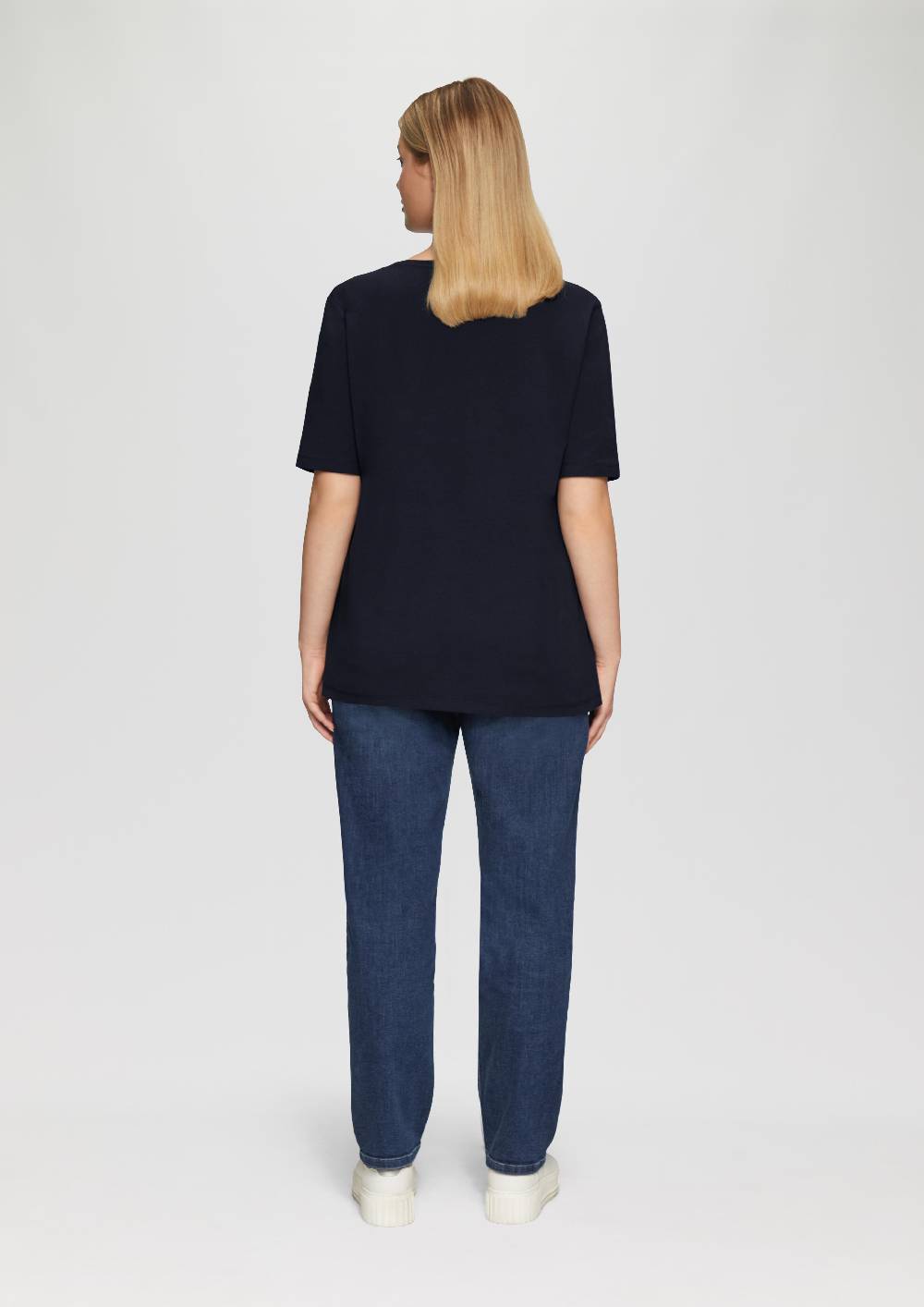 S.Oliver T-Shirt Mit Rundhalsausschnitt Und Front-Print