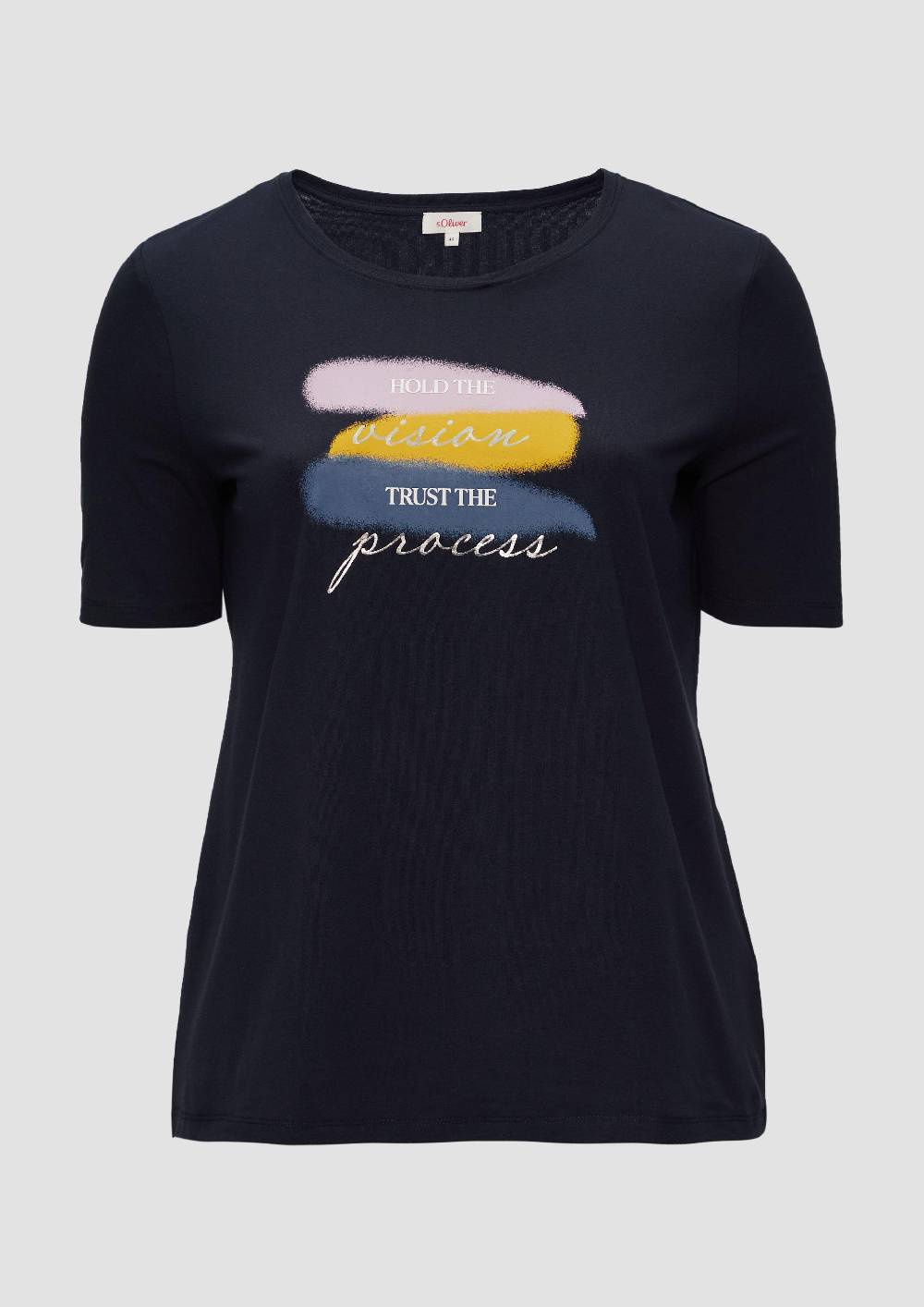 S.Oliver T-Shirt Mit Rundhalsausschnitt Und Front-Print