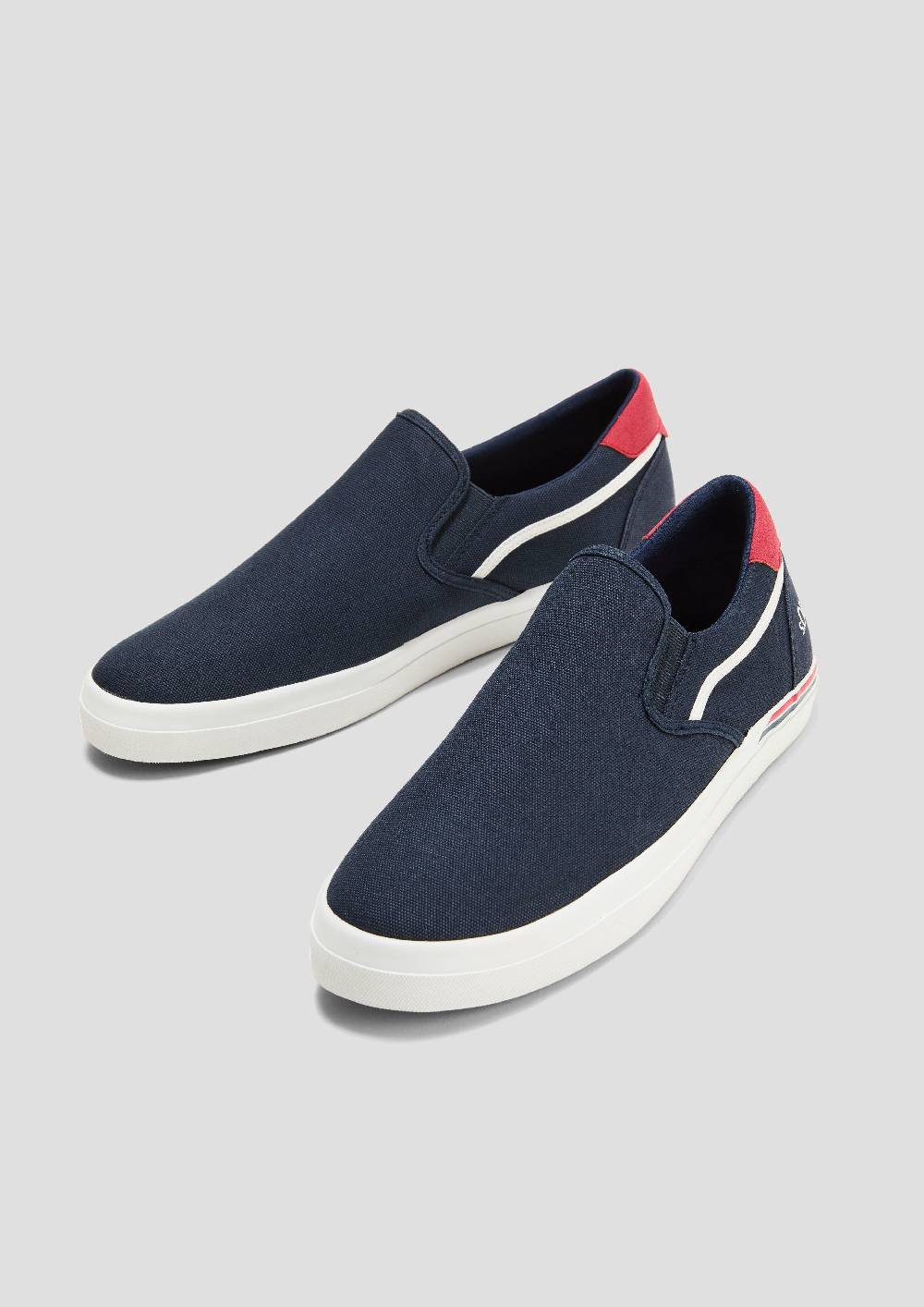 S.Oliver Textil-Slipper Mit Gummisohle Und Logo-Detail