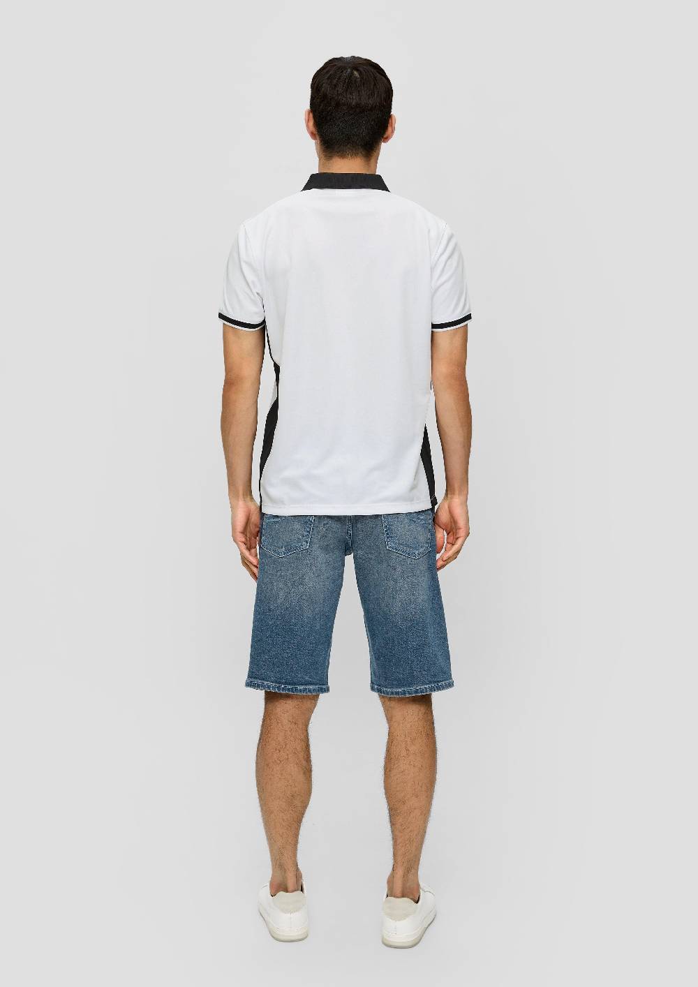 S.Oliver Unisex Poloshirt Mit EM-Print Und Offenem Kragen