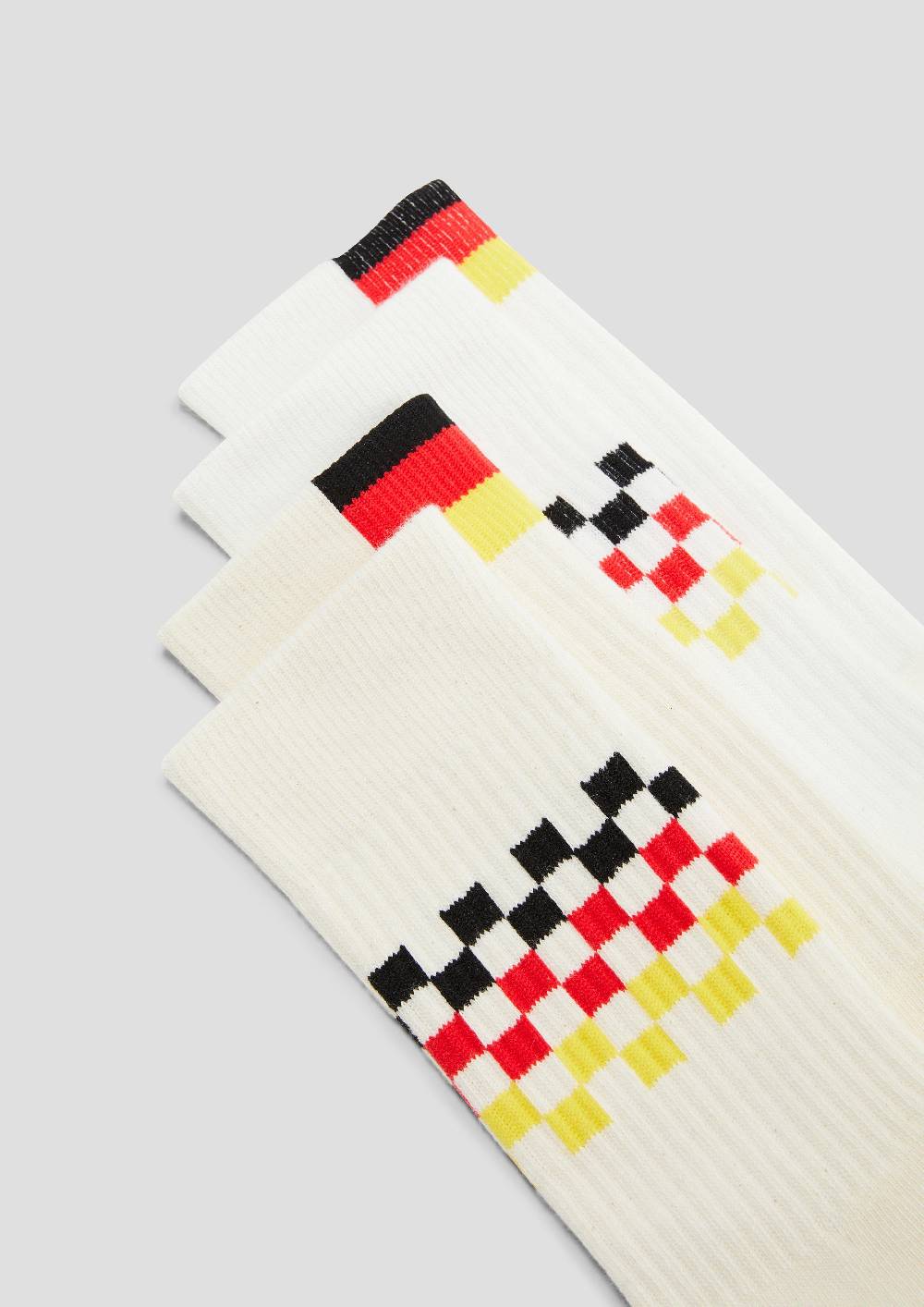 S.Oliver Unisex Socken Mit Deutschland-Print Im 2er-Pac