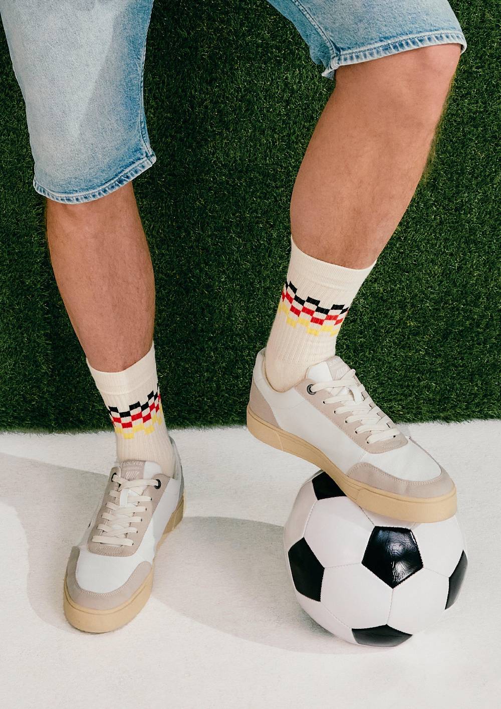 S.Oliver Unisex Socken Mit Deutschland-Print Im 2er-Pac