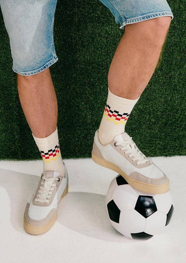 s.Oliver Unisex Socken mit Deutschland-Print im 2er-Pac