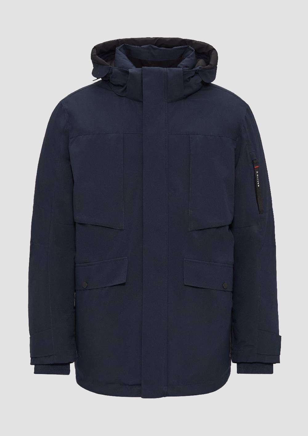 S.Oliver Wasserabweisender Parka Mit Abnehmbarer Kapuze Und Weichem Griff