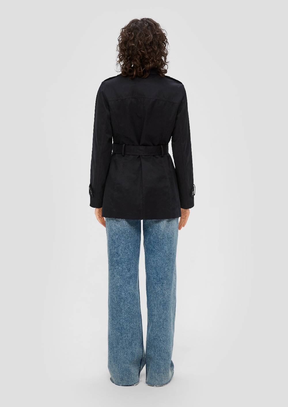 S.Oliver Wasserabweisender Trenchcoat Mit Twillfutter