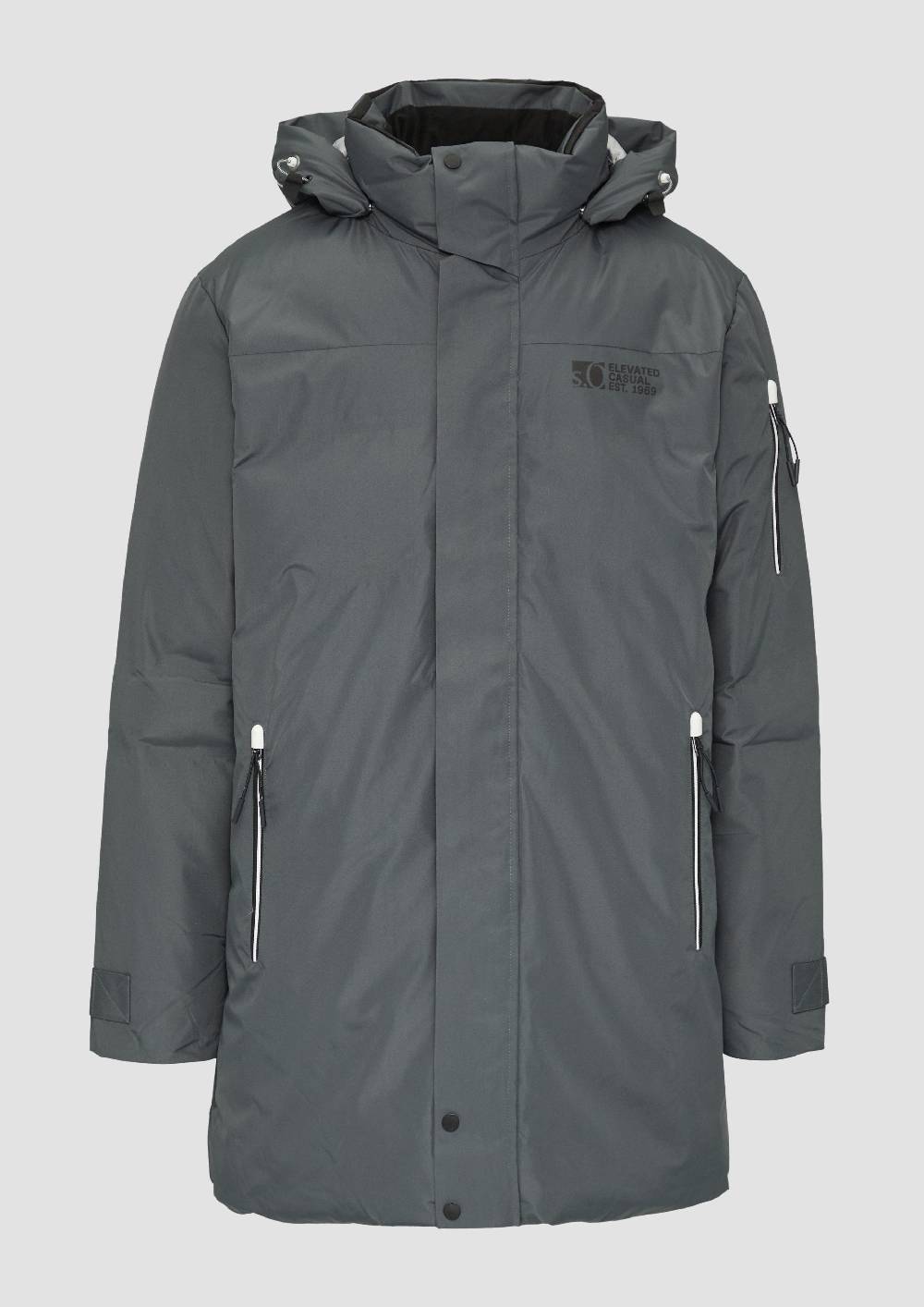 S.Oliver Wasserabweisender Wattierter Parka Mit Kontrast-Details