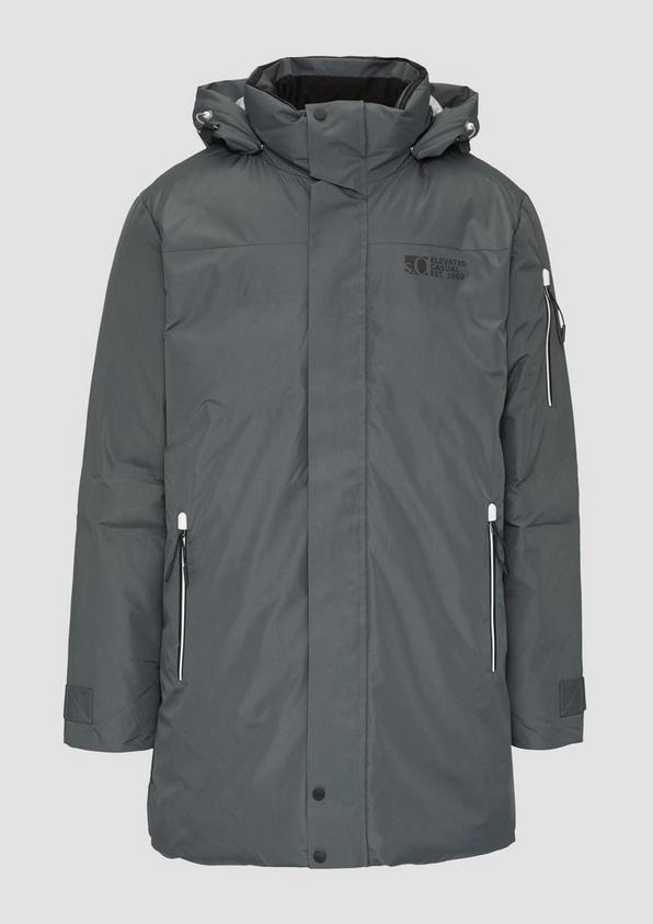 s.Oliver Wasserabweisender wattierter Parka mit Kontrast-Details
